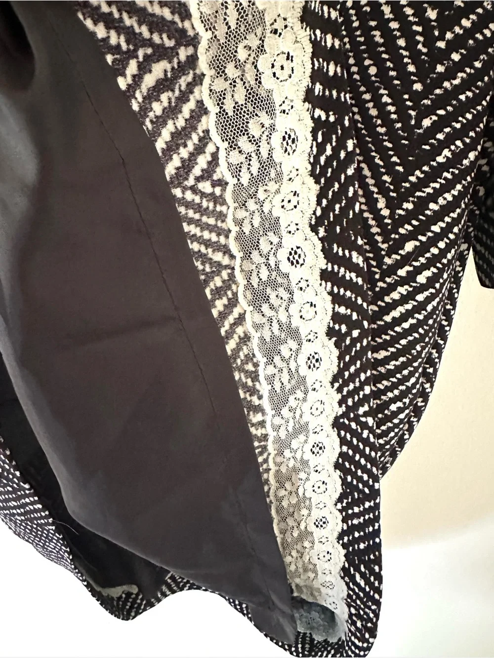 Kate Spade Herringbone Tie Neck Shift Dress size S